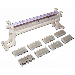 LANMASTER wall mounting cat. 6 32-pair 110 wiring block with wall mounting brackets
